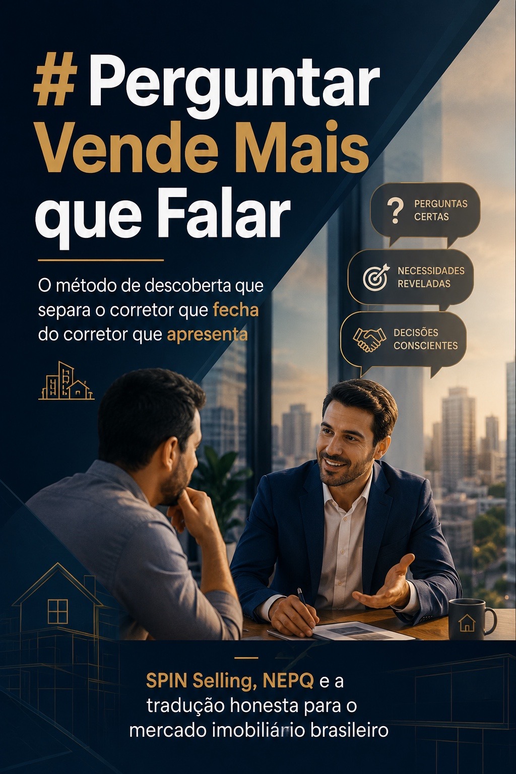 Capa do eBook Perguntar Vende Mais que Falar